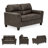 Gwenette 61'' Faux Leather Loveseat-107239671