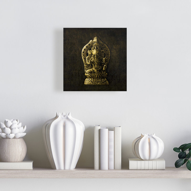 Lord Ganesha Elephant Ethnic Canvas - Art mural de décoration intérieure