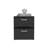Nightstand Chequered, Two Drawers, Black Wengue Finish-2130775319