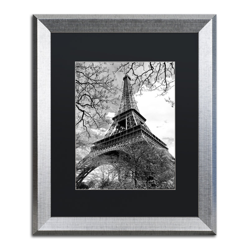 Eiffel Tower 2 by Philippe Hugonnard Framed Photographic Print, 14" H x 11" W x 0.5" D, Black