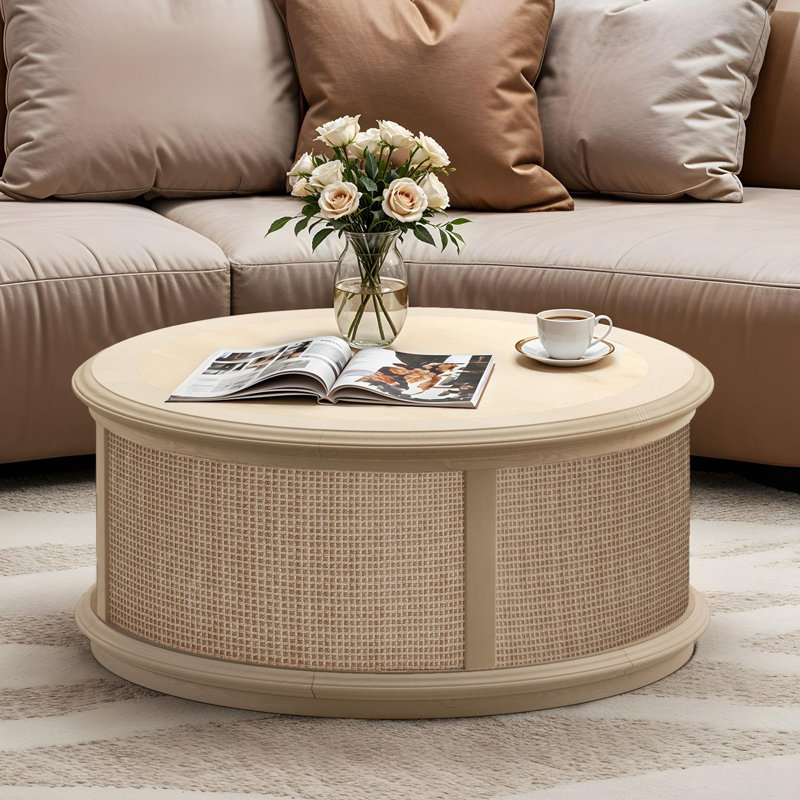 Table basse Breeze Rattan, Bois naturel