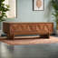 Table basse rectangulaire sculptée de style rétro-110437900