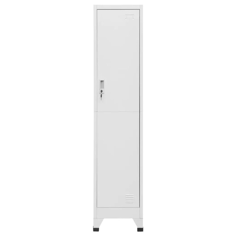 Wojtowicz Metal 1 - Tier 38cm Gym Locker with Key, Grey