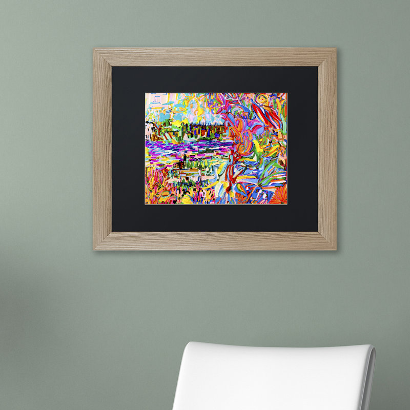 «A Bouquet for Kitsilano», reproduction d'impression encadrée, Noir, H 11 po x l 14 po x P 0,5 po, Encadrement argenté