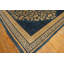 1900s Blue Medallion Antique Chinese Peking Rug 9'x11' 4'' Handwoven Wool Carpet
