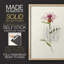 Mauve Garden Flowers VI, reproduction encadrée - bois massif