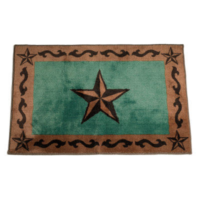 Tapis de salle de bain Rustic Star