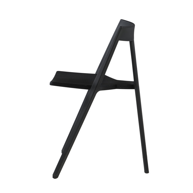 Chaise empilable Milan, Noir