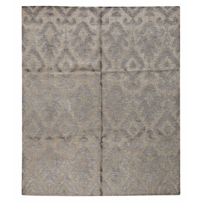 Tapis rectangulaire noué à la main