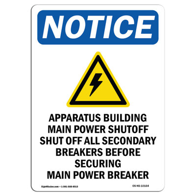 Apparatus Building Sign with Symbol