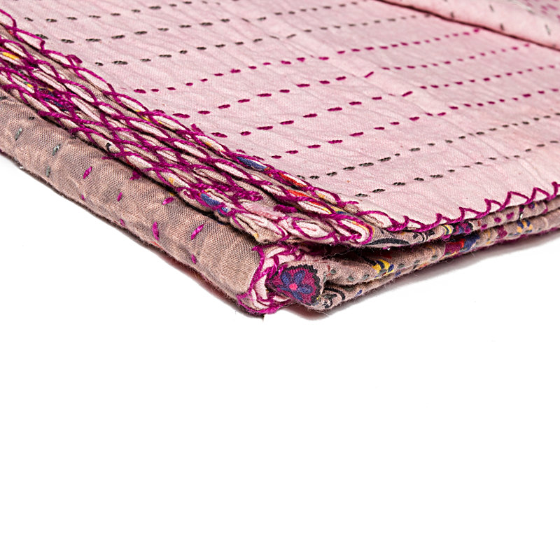 Kantha Throw Blanket