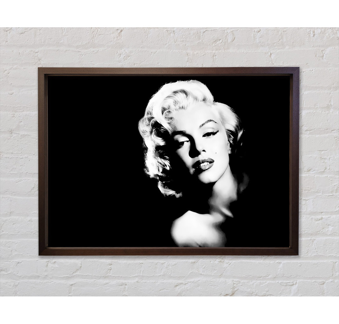 Marilyn Monroe The Look - Einzelner Bilderrahmen Kunstdrucke auf Leinwand