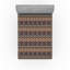 Drap-housse oriental Ambesonne motifs géométriques orientaux bleu ciel foncé-106729898