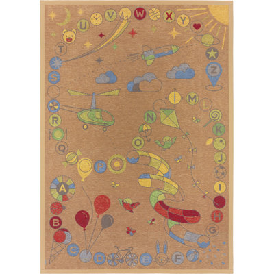 Giuliani Flatweave Gold Rug