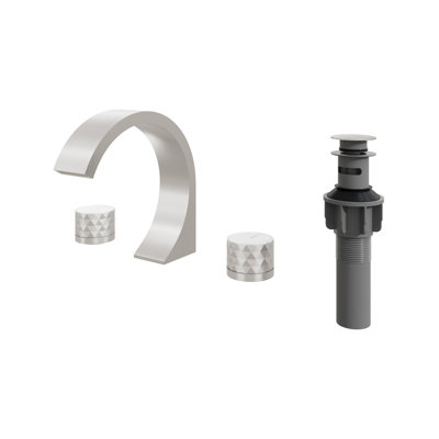 Casainc Widespread Double Handle Bathroom Sink Faucet with Drain