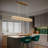 60-Light 54"L Dimmable Square / Rectangle Crystal Cup Chandelier with Crystal Accents(Bulbs Included)-160258193