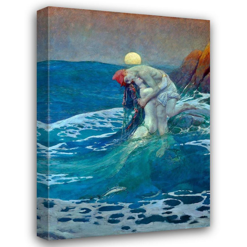 The Mermaid, 48" H x 33" W