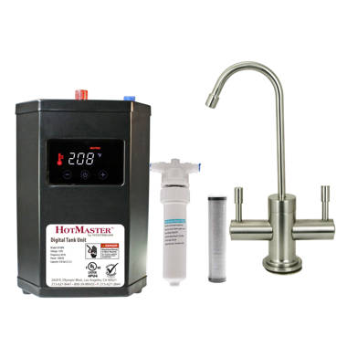 InSinkErator Involve H-Wave Satin Nickel Deck-mount Instant Hot Water  Dispenser with Tank in the Water Dispensers department at