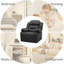 Fauteuil inclinable manuel en tissu avec accoudoirs et dossier rembourrés, canapé de salon doux pour le salon-1032836690