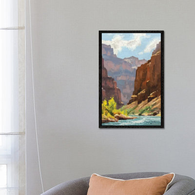 Receeding Cliffs 1 Piece Painting on Canvas