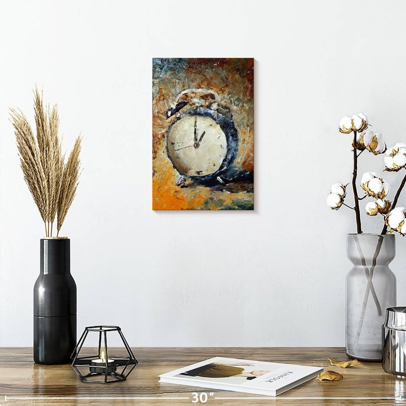 Kerner Abstract Clock, 12" H x 8" W