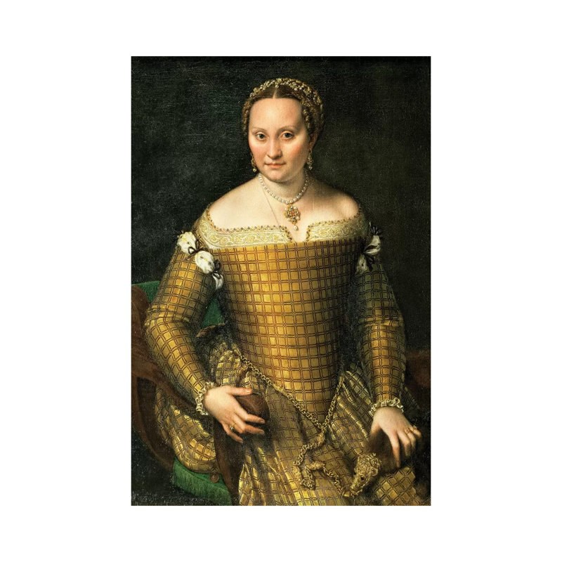 Portrait Of The Artist's Mother, Bianca Ponzoni Anguisciola, 1557 by Sofonisba Anguissola - Wrapped Canvas Painting