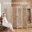 Paravent en bois massif 67 po H - Paravent Serenity Floral-1558671333-1558671332