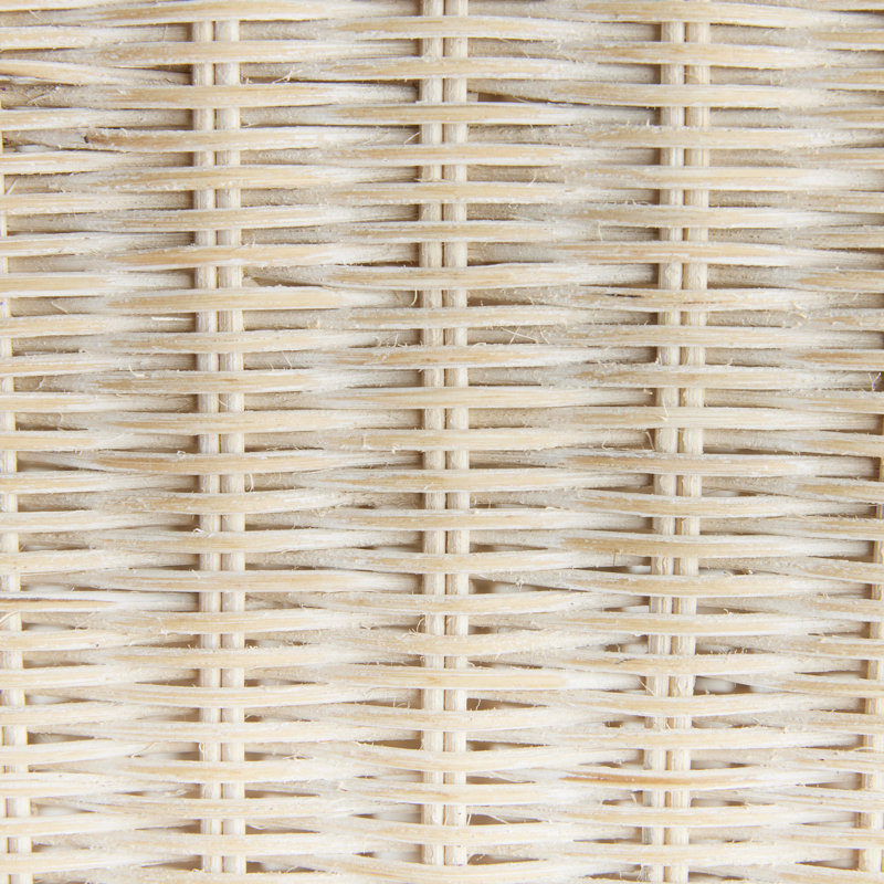 Charleston Rattan Pedestal Tall, Beige, 28.5" H x 15" W x 15" D