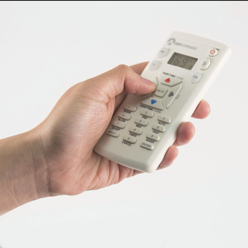 ANYCOMMAND Universal White Remote for Air Conditioner and TV