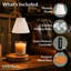 Lampe chauffe-bougie Katziela Pet Welcome Blanc