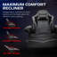 Fauteuil inclinable de jeu avec repose-pieds et support lombaire RESPAWN 900-139327735