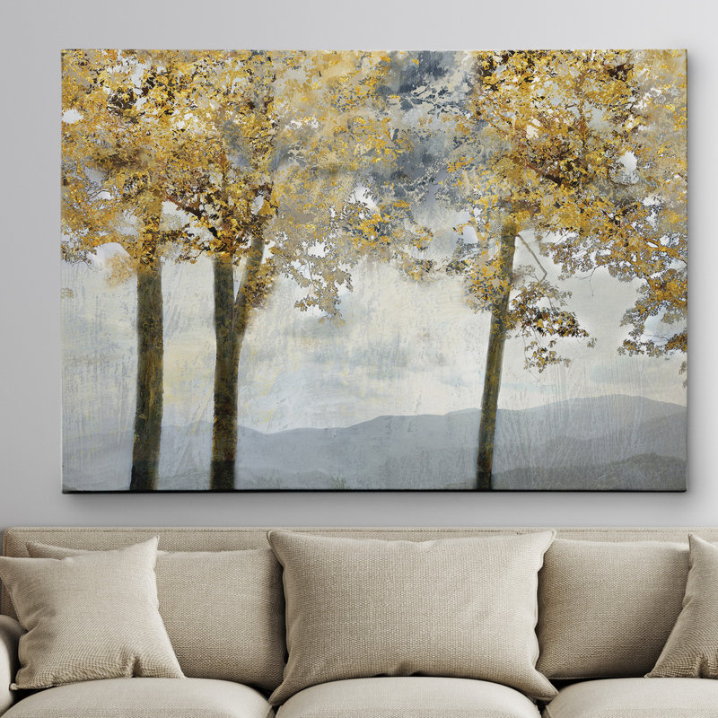 " Ridgetop View ", 24" H x 32" W x 1.5" D, Wrapped Canvas
