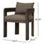 Outdoor Teak Dining Armchair-935753039
