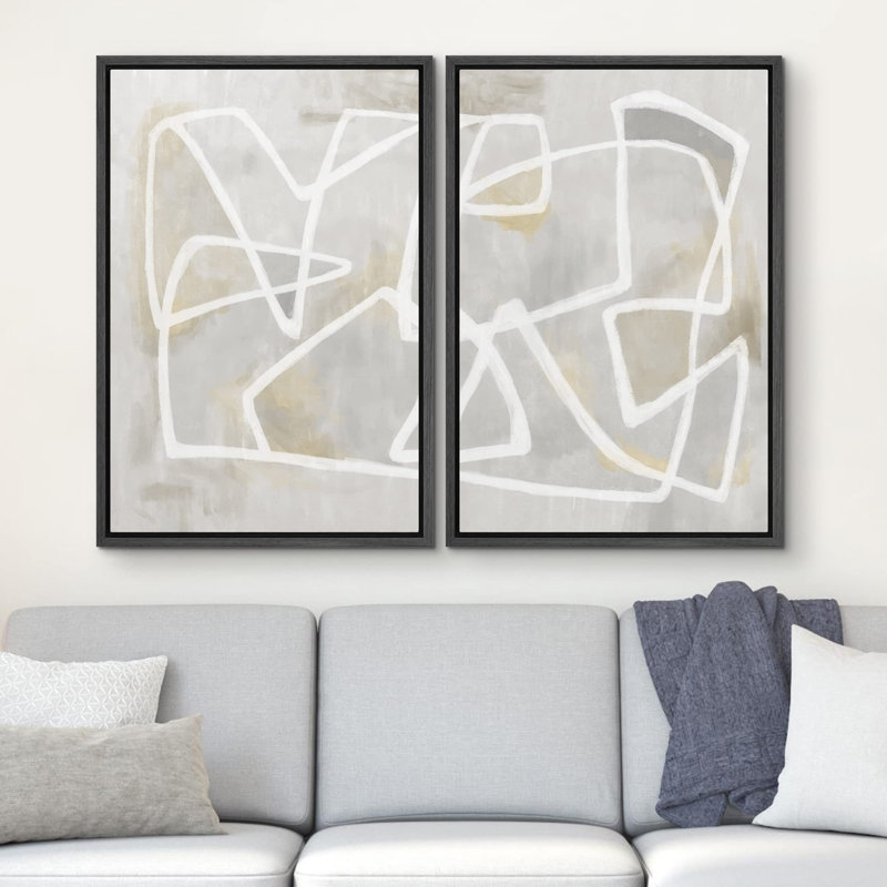 "Mid-Century" Pastel Gray, Noir, H 36 po x l 24 po