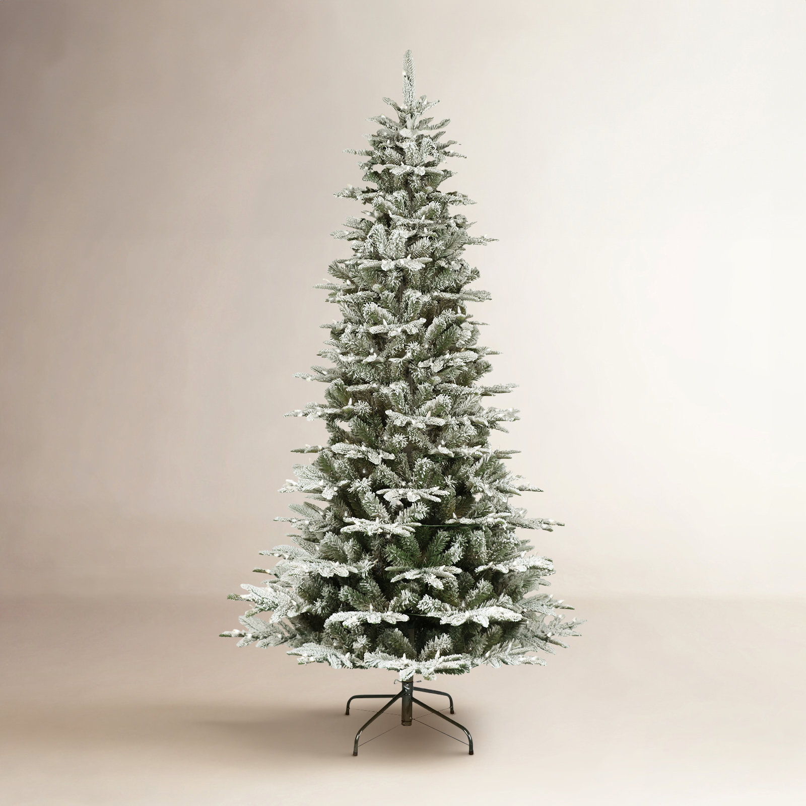 Lighted Artificial Fir Christmas Tree, 6.5'
