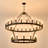 Holden 2-Tier Wagon Wheel Chandelier with Adjustable Height (Bulb Not Included)