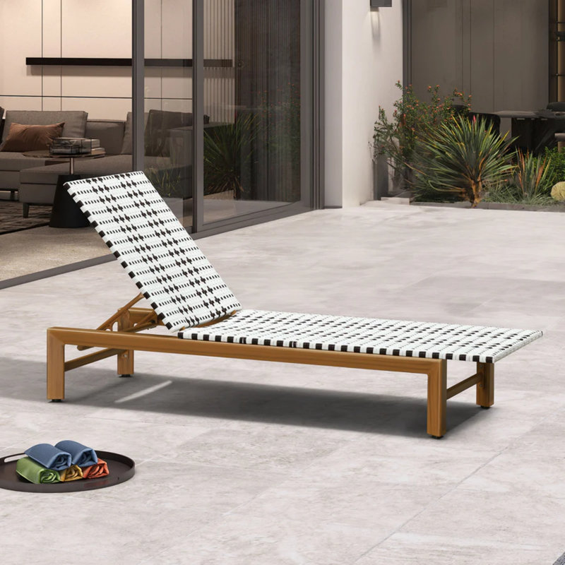 Chaise longue d'extérieur, Dark Gray