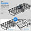 Metal Daybed with Trundle and Mattress