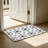 Gray Moroccan Geometric Floor Mat 24 X 36 In for Outdoor And Indoor