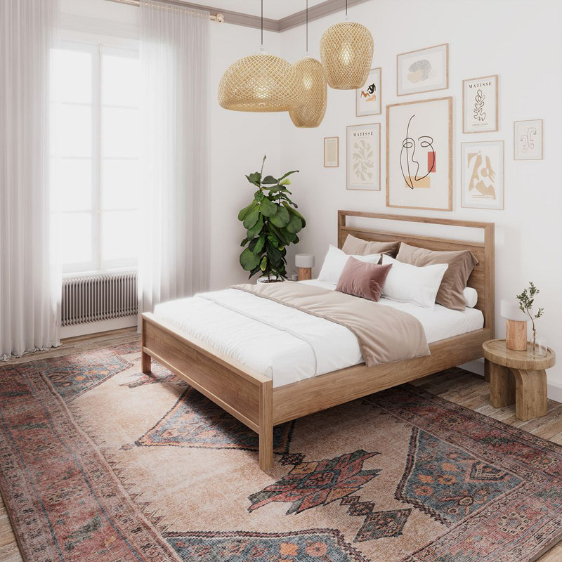 Vintage Look Area Rug, Rectangle 120 x 170 cm