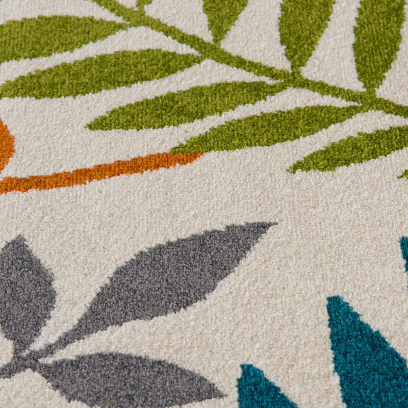 Maddock Floral Indoor / Outdoor Rug, Rectangle 7'10" x 9'10"