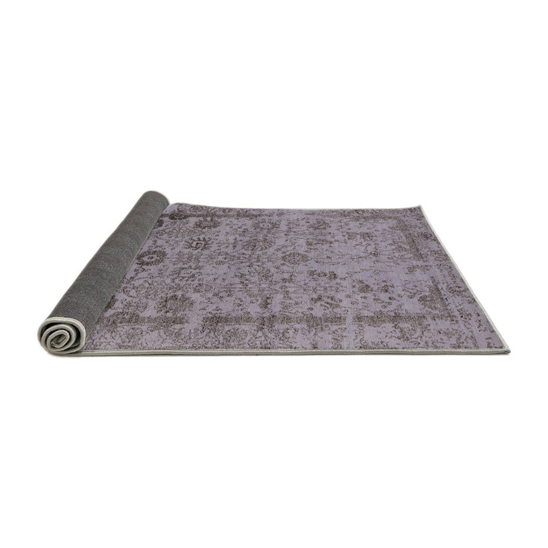 Tapis oriental noir / gris Shaunna, Rond 5 pi
