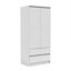 Armoire à fermer Hamil, deux tiroirs, largeur x 31,5