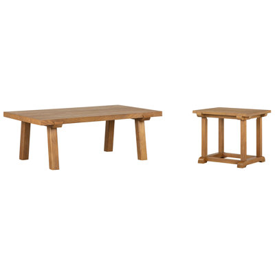 Rectangular Cocktail Table With Rectangular End Table
