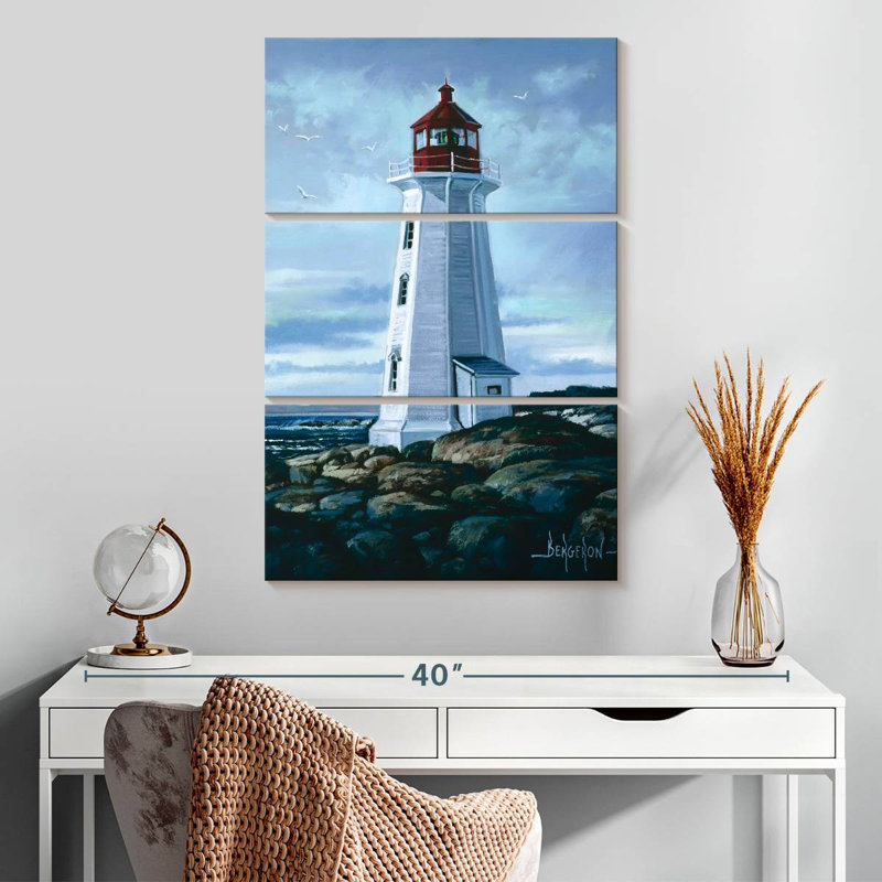 Phare de Peggy's Cove, H 32 po x l 20 po