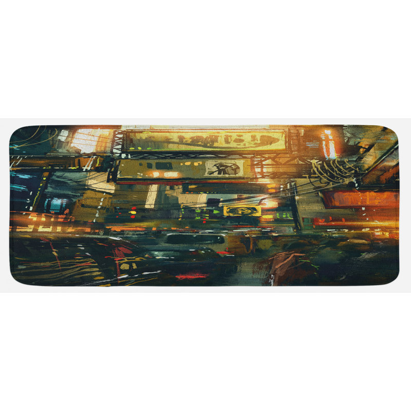 Tapis de cuisine paysage