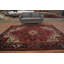 Tapis traditionnel rouge fait à la main 7 x 10
