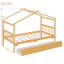Lit simple en bois avec tiroirs-1935735011