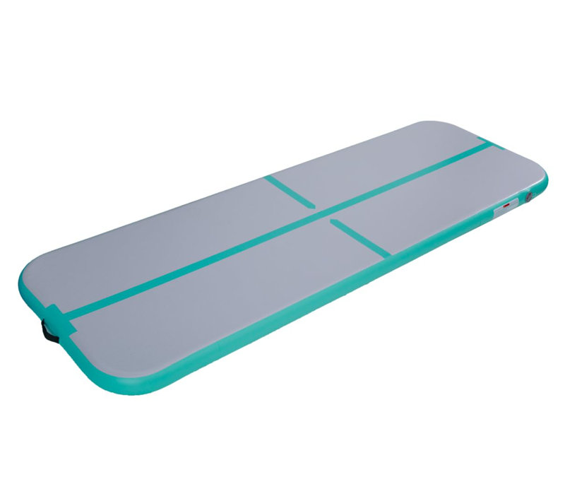 Tapis de gymnastique gonflable 13 pi - Piste d'entraînement antidérapante avec pompe et sac de transport