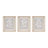 3-Piece Framed Glass Wall Art Set